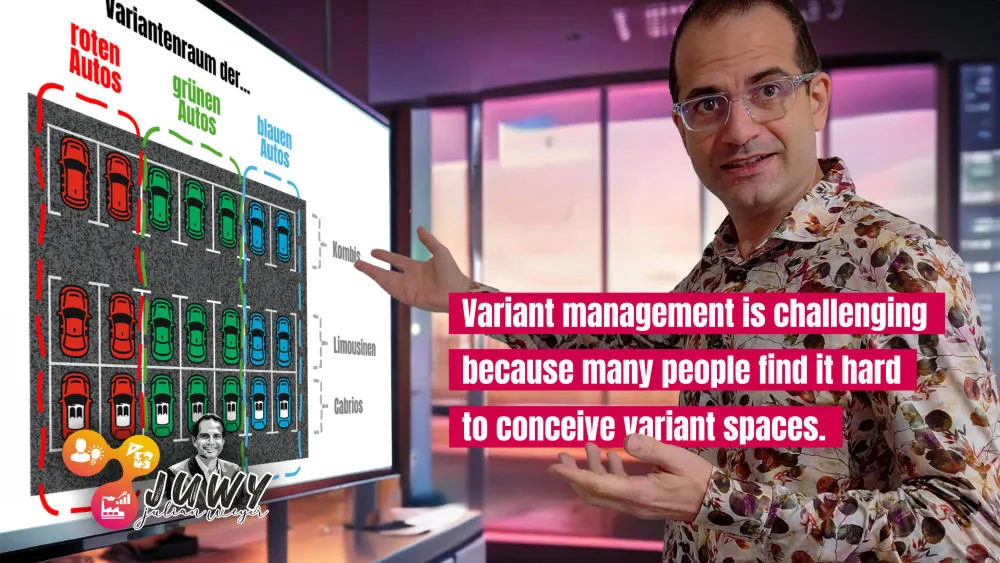 Julian Weyer explaining variant spaces
